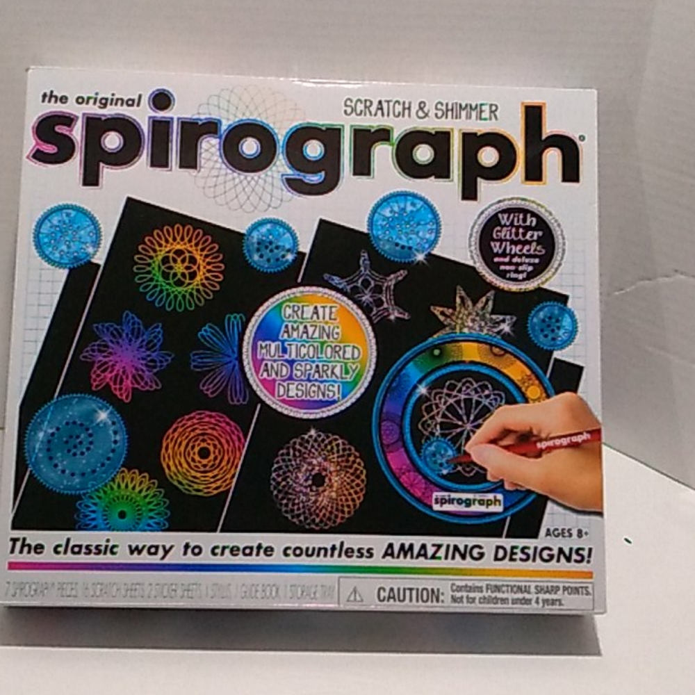 The original spirograph scratch & shimmer